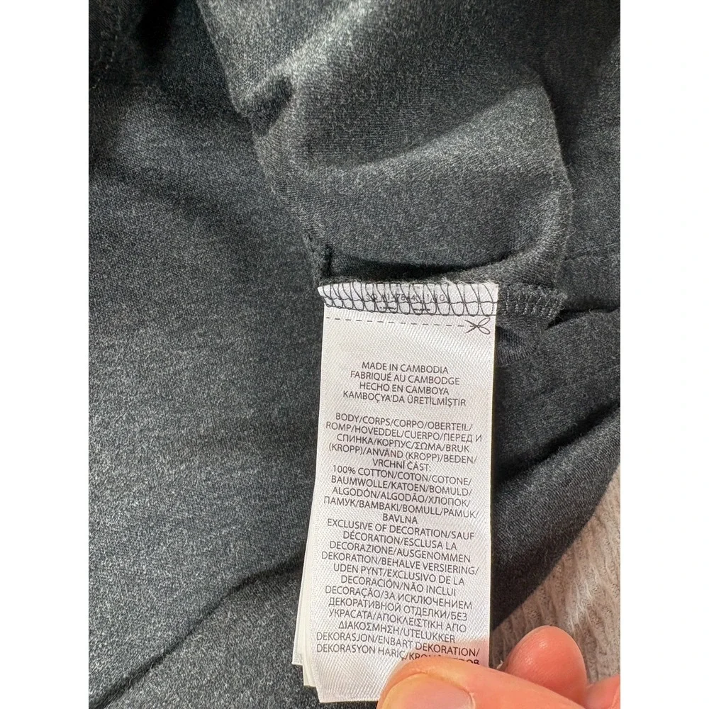 Polo Ralph Lauren Oxford Stitched Logo S/S Polo Shirt (Men's Large) Gray/Black